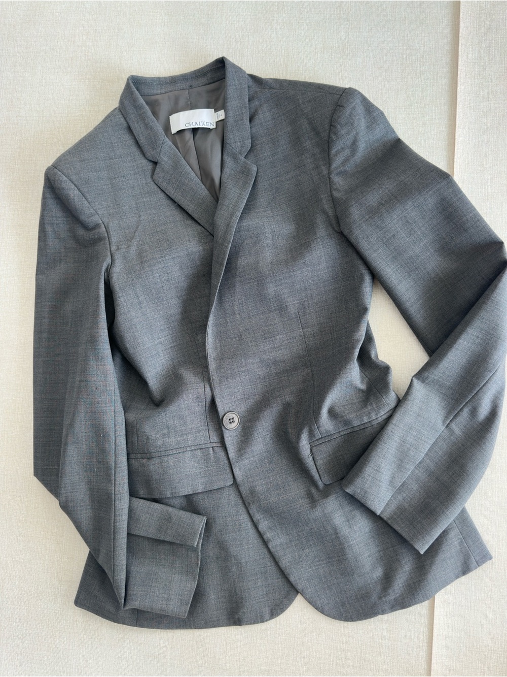 Gray Women's Tailored Blazer